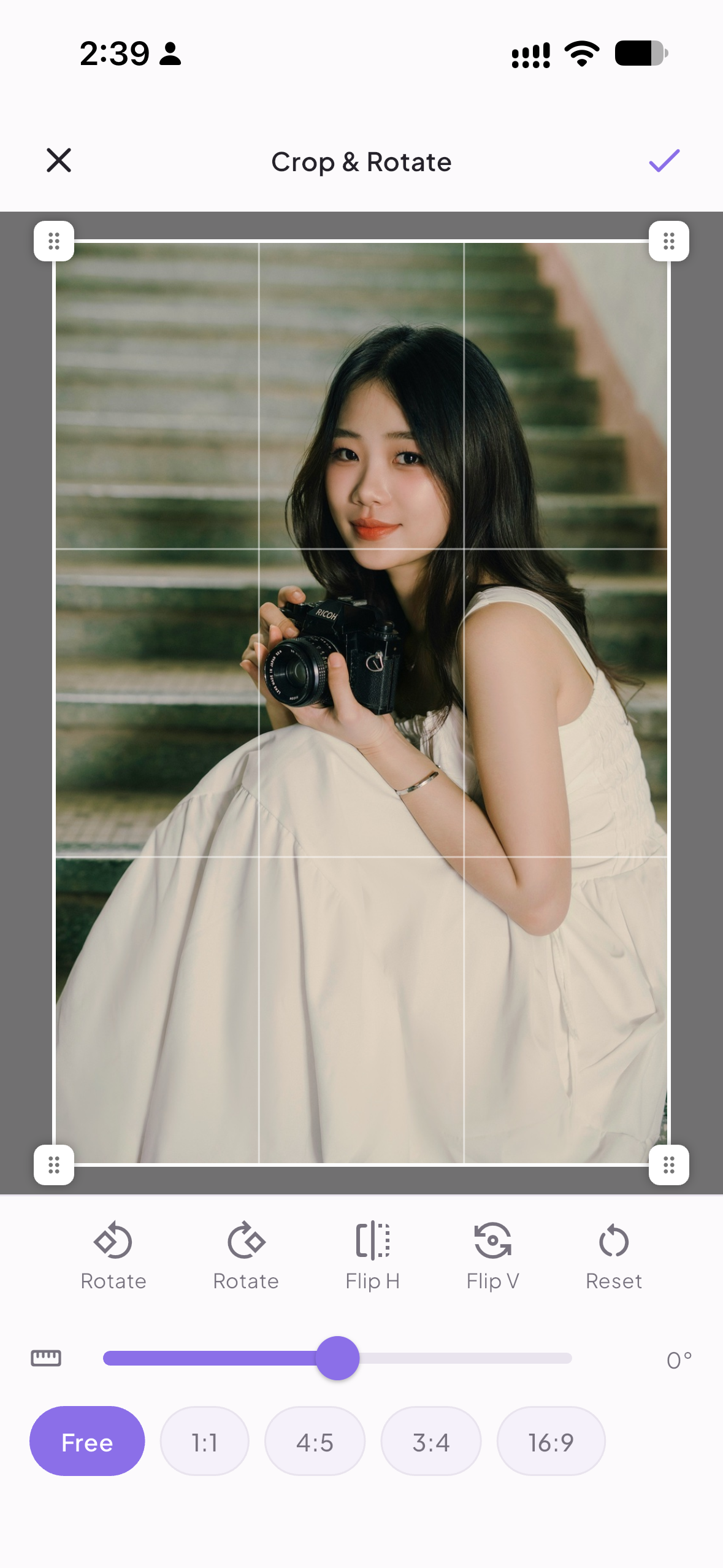 Softra crop and rotate editor